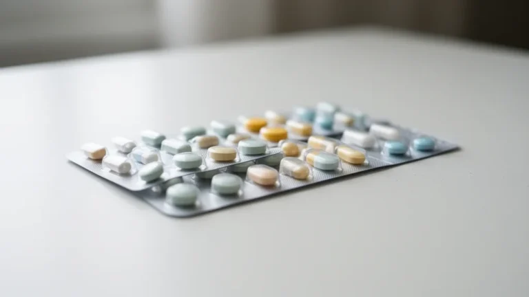 Skutki uboczne leków psychotropowych — przewodnik po grupach - okładka